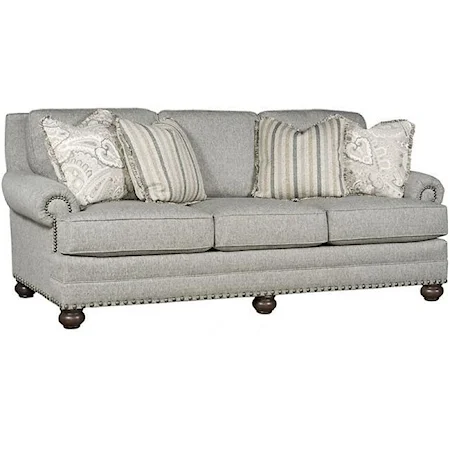 Sofa with Nailhead Trim